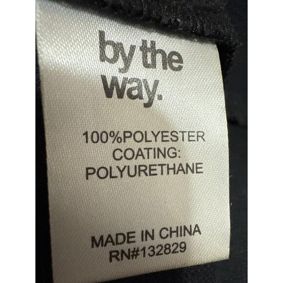 Revolve By The Way. Trinity Black Faux Leather Vegan Slit Mini Pencil Skirt XS - Picture 5 of 5